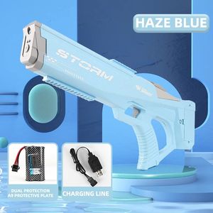 Elektryczny pistolet wodny z całkowicie automatyczną wchłanianiem wody i zaawansowanymi technologiami Burst Gun Plaża Outdoor Water Fight Toys 240425