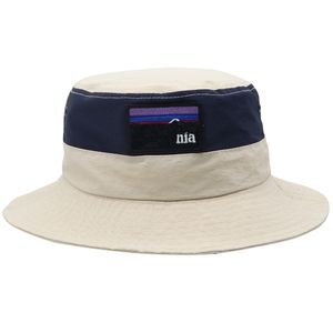 Swobodne pary kapelusze wiadra do turystyki HATS Womek Kontrast kolorowy kapelusz do wspinaczki