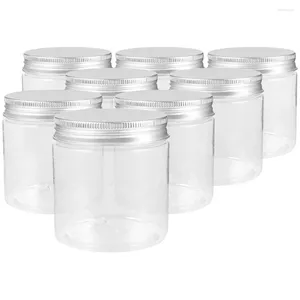Depolama Şişeleri 8pcs Mason Kavanozlar Kapaklarla Baharat Jam Clear Honey Mini