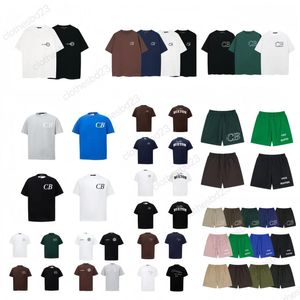 Men's T-Shirts Cole Buxton t shirt Summer Spring Loose Green Gray White Black T Shirt Men Women High Quality Classic Slogan Print Top Tee With Tag US size S-XL