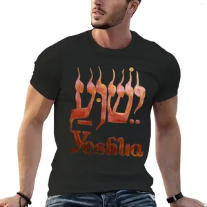 Mäns tank tops yeshua det hebreiska namnet på Jesus! T-shirt Edition Summer Clothes Mens Graphic T-shirts rolig