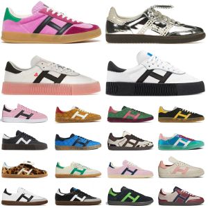 Scarpe firmate samb uomini sambarose Donne Wales Bonner Valentine Green Rosa leopardo vegan Black White Mens Sneaker Sneakers Dhate Dghate