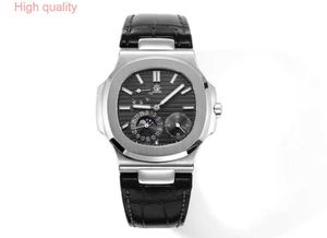 watch automatic mechanical Fashion stainless steel mens case 40MM leather strap suitable for various parties