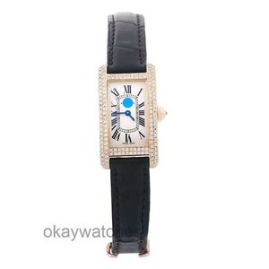 Dials Working Automatic Watches carter Tank Square Timed Quartz Watch 20SH3631