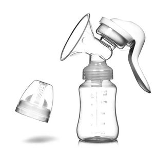 BREIBUMPUMPUMPS 150 ml Handbuchbruhepumpe für Kindermilch -Fütterungsbilanzflasche nach dem Saugen nach dem Saugen 240424