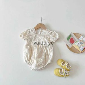 Rompers Summer Baby Bodysuits Toddler Girls One Piece Toddler Girls Hafdery Hafdery H240429