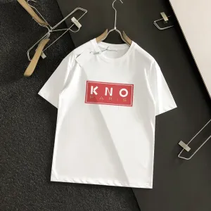 Designers t shirt mens bomull tshirt brev tryck skjortor rund hals korta ärm skjortor lyxiga herrar kz tshirts mode lös tees casual män kvinnor t shirts