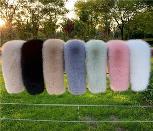 Sciarpe donne Fuci Furry Furry Furry per decorazioni per cappotto invernale Falfas per la sciarpa Parkas6196223
