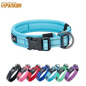 Pet Supplies Hundekragen Nylon Halskette Einstellbare Kragen reflektieren für kleine und mittelgroße Hunde Bulldog Beagle 240419