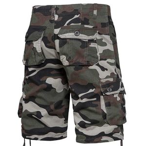 Men's Shorts Mens camouflage shorts summer casual half pants camouflage outdoor sports shorts side pockets cotton breathable shorts J240426