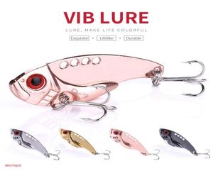 Hengjia 12pcs VIB Fishing Lure 55cm 11g 8Hooks VIB009 Fish Tackle Vibrator Pesca Bait Spoon Lures de metal 6189854