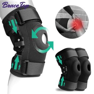 Pads Bracetop 1 par ostenta suporte de suporte de joelho com articulação para instabilidade da patela, lesões por menisco, entorses de ligamentos, menisco lacrimestal