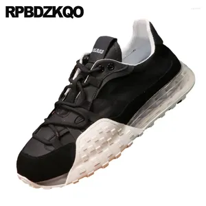 Casual Shoes European Summer Breattable Mesh Men Walking Sport Trainers Running Stylish Skate Comfort Sneakers Lace Up Designer