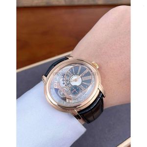 Piquet Luxury Fashion Audemar Apsf Royals Oaks Wristwatch AudemarrsP Detection Millennium Series Automatic Mechanical 18k Rose Gold Men's Watch 15350or