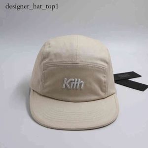KITH 5 панель модельер -дизайнер лагеря Кэпка Регулируемая бейсбольная шапка Snapback Hip Hop Trucker Caps для мужчин Kith Женщины папа шляпы повседневное солнце -козырьк.