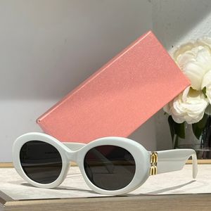Ladies Sonnenbrille für Sommer Populär 15Ws Modedesigner Stilvoller Outdoor-Stil UV400 Anti-Ultraviolett-Retro-Platten-Acetat Oval Full-Frame-Brille zufällige Box