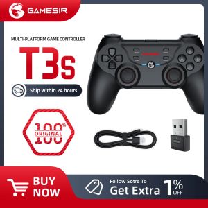 Players Gamesir T3S Bluetooth 5.0 Wireless GamePad Switch Game Controller för Nintendo Switch Android Smartphone Apple iPhone och PC