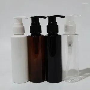 Storage Bottles 2pcs 100ml Empty Plastic Sprayer Bottle With Black Clear White Atomizer Cosmetic Perfume Container Shower Gel Lotion