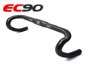 EC90 più recente da 1 pc in fibra di carbonio in fibra di carbonio manubrio scanalature curve nere in bici nera barre di caduta 3k 3k matt nere 318380mm2069892