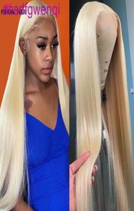 Ishow 13x4 Transparent Lace Front Wig Human Hair Full Lace Wigs 13x1 Part Blonde Color 613 Brazilian Body Loose Deep Wave Peruvian4290603