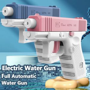 Mini Glock Water Gun Toy For Boys Summer Beach Playing Manual Firing Childrens Spray Gun Wholesale Fast 240422