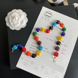 Designers de colar de peito de ouro de 18k boutique, série de jóias coloridas de jóias de moda de moda de moda de alta qualidade Colar de alta qualidade Caixa de colar de alta qualidade caixa