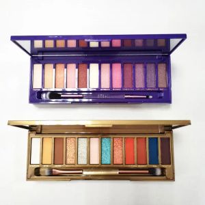 MAGUE DA Sombra Sombra Oeste selvagem West 12 Cores Eyeshadow com Brush Ultravioet paleta Matte Shimmer Palettes Cosmético