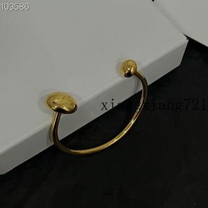 2024 Original custom luxury designer bracelet Dichromatic Gold Bracelet for women and women's Sparkle Time gift set optional