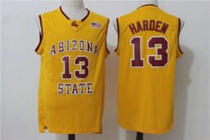 Basketball maschile 13 James Harden Arizona State Basketball Jersey ricamato cuciture