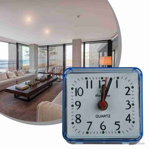 Mesa de mesa Relógios Digital Clock Clock de cabeceira pequeno Clock PVC Quartzo Bateria despertar despertar relógio Home mesa de mesa decoração