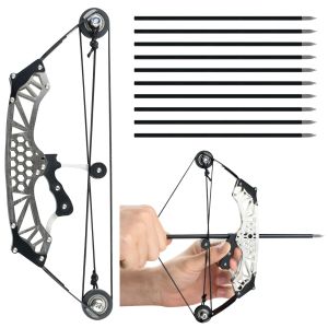 Arrow Carbon Steel Pulley Bow Compound Bow Outdoor Hunting and Shooting Arrows for Archery Bow and Arrow Set Archery Accessories