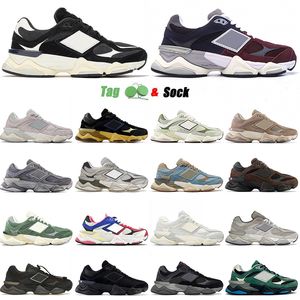 New 9060 Men Womens Running Shoes 9060S Suede Black Brawn Brown Randomevent A doçura de Kin Cogumelo Olivina Designer Sneakers