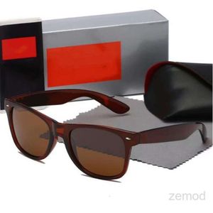 Verbot von Strahlen Rey Dessinger Herren Verbote Wayfarer 54 mm polarisierte Sonnenbrille Damen Schwarze Linsen Sonnenbrille weibliche männliche grüne Rechteck M4HX# S N50N