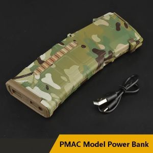 Tillbehör PMAC Style 1: 1 Mag Magazine Model Type Byte av batteriladdare Skal Typecline utan batteri Taktisk mobil strömförsörjning