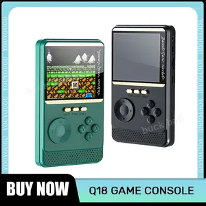Kontrolery gier Q18 Handheld Console Power Bank Mini Portable 2-w-1 TV Player Wbudowany 500 gier