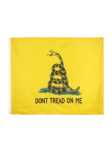 New 90 150CM Yellow Snake Flag Exquisite Gazden Flag 3 5FT American flag Dont Tread on Me T3I58285107953