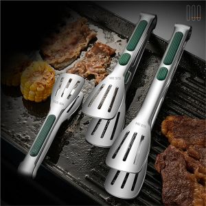 Utensili da 1 pc non slip in acciaio in acciaio in acciaio pinza per insalata di carne clip barbecue grill grill morsetto strumenti di cottura da cucina accessori da cucina