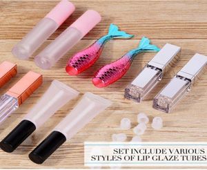 12 Styles Plastic Lip Gloss Tube Diy Lip Gloss Containers Bottle Empty Cosmetic Container Tool Lipgloss Bottle Makeup Organizer4632038