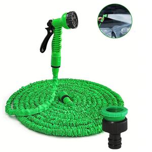 High-Pressure Car Wash Hose Expandable Magic Hose Pipe Home Garden Watering Hose Multi-Function Gardening Cleaning Water Sprayer 240415