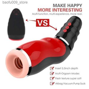 Other Health Beauty Items Electronic Vagina Real Man Masturbator Vacuum Masturbation Adult Orgasm Clit Licker Vagina Goods Q240426