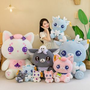 Anime Cartoon Series Plush Toys, grandes bonecas de pano de desenho animado, dormindo na cama, travesseiros, presentes de aniversário por atacado