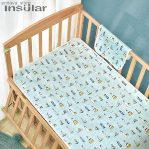 Mats Insulated and waterproof baby diaper replacement pad foldable soft cotton travel diaper replacement portable baby care pre play padL2404