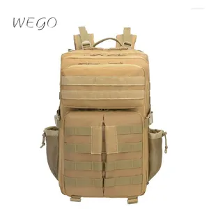 Backpack 45L Tactical Militar Oxford Sport Sports Multifuncional Camuflagem Caminhada Resistente à Água