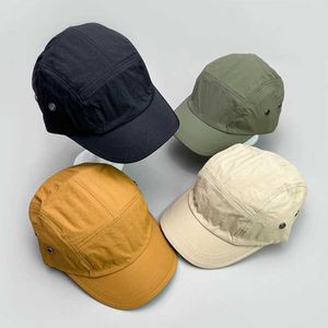 Bollkåpor enkel snabb dryretro snapback caps nya män kvinnor solskade utomhus campbaseball hattar andningsbara mångsidiga mode koreanska J240425