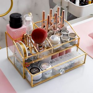 Slippers Nail Art Tools Storage Box Cosmetic Brush Storage Nail Gel Polish Rack Accessories Drawer Storage Box Decoration Organizer