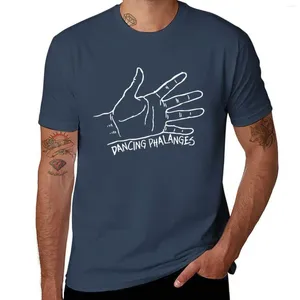 Herrtankstoppar dansar Phalanges i vit t-shirt t-shirts man vintage kläder sommar topp t skjortor för män pack