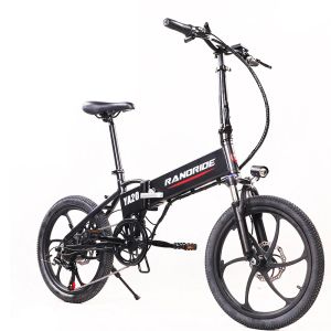 Bicycle Randride Ya20 20 '' Bike elettrico pieghevole 500W 12,8 Ah City Bike Shimano 7 velocità Bicycle elettrica urbana per adulto con freno a disco