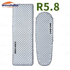 Windhike R5.8 Ultralight Air Mat Inflatable Mattress屋外キャンプ旅行ハイキングマットダンププルーフマット240412のための屋外キャンプスリーピングパッドキャンプ