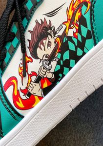 Altezza crescente scarpe drop uomini anime anime tanjirou zenitsu inosuke kyoujurou fumetti fumetti sneakers donne casual high top 2215494311