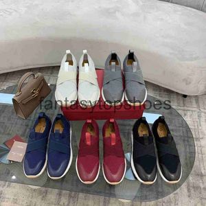 Loro Piano LP Summer Casual Single Shoes Charms Empelled Walk Suede Loafers äkta läder retro ärta sko kvinnor komfortlägenheter utomhus sneakers zr7y